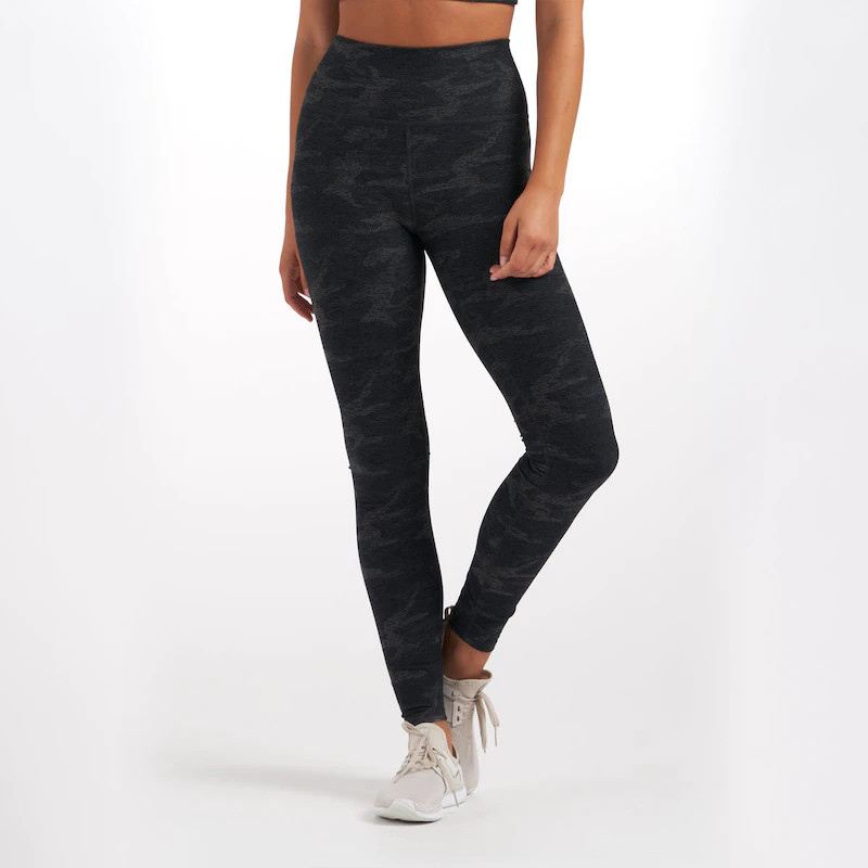 Clean Elevation Legging-Long | Black Camo | Vuori Clothing (US & Canada)