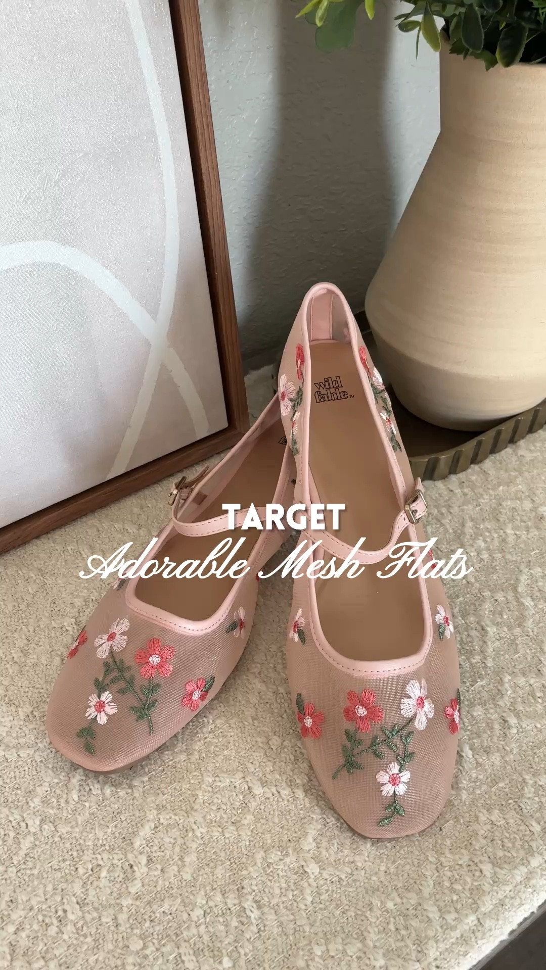Women's Elsa Floral Mesh Mary Jane Flats - Wild Fable™ Pink only $35!! Order your true size!! I wear a 9.5 in these mesh flats that are comfortable to walk in too. Trendy spring shoes // target shoes // tap to shop!!!

#LTKShoeCrush #LTKWatchNow #LTKFindsUnder50