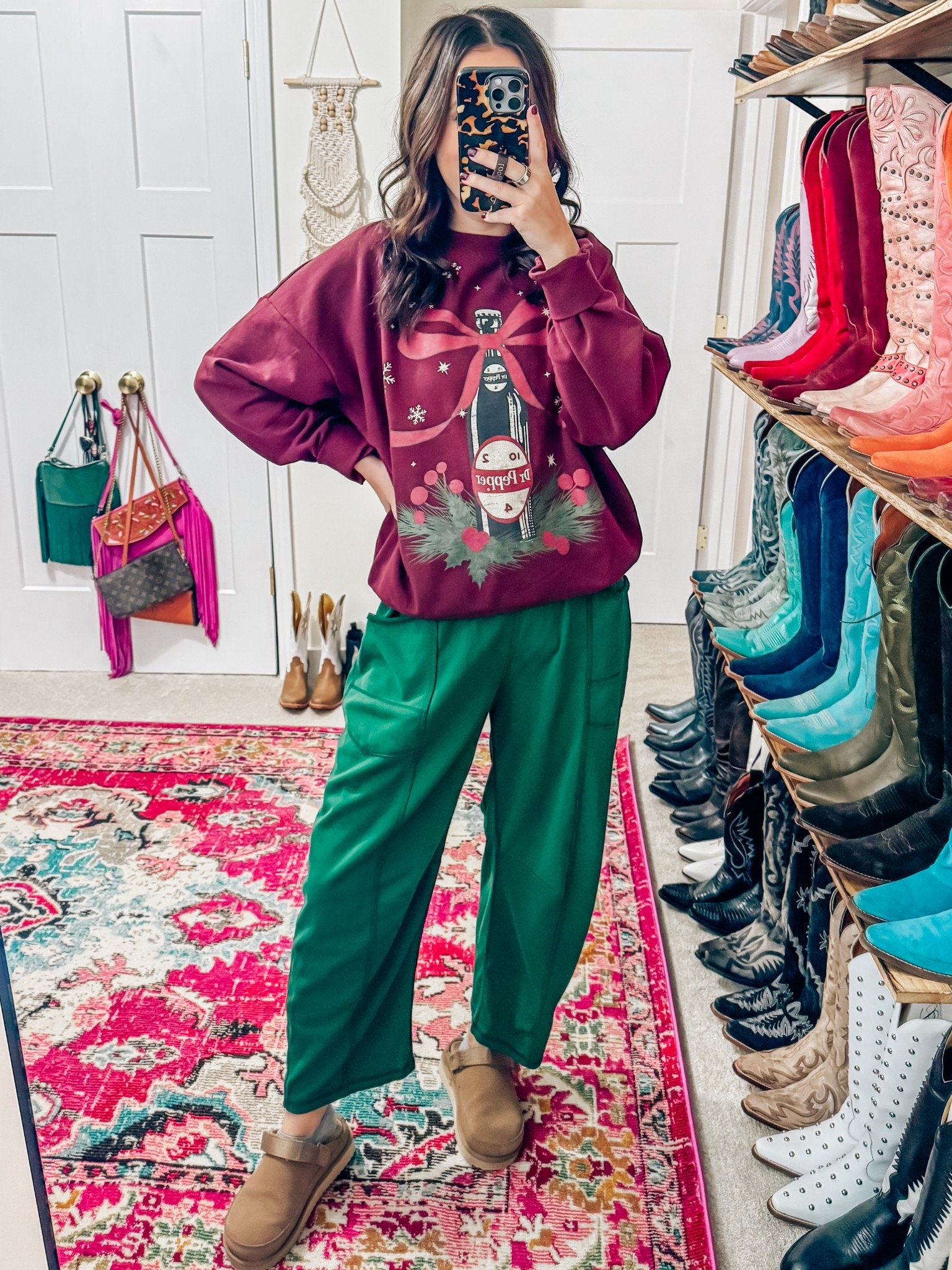 Amazon barrel sweatpants - target Christmas sweatshirt - Dr Pepper holiday sweatshirt - Amazon Black Friday - look for less slip on clogs shoes 

#LTKCyberWeek #LTKHoliday #LTKSaleAlert
