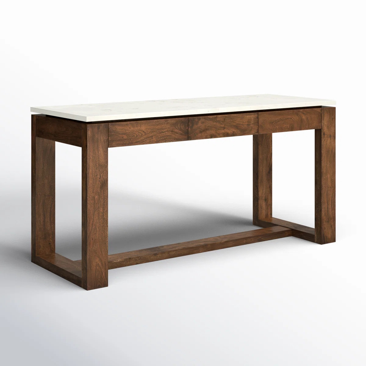 Chaucer 72" Marble Counter Height Dining Table | Wayfair North America