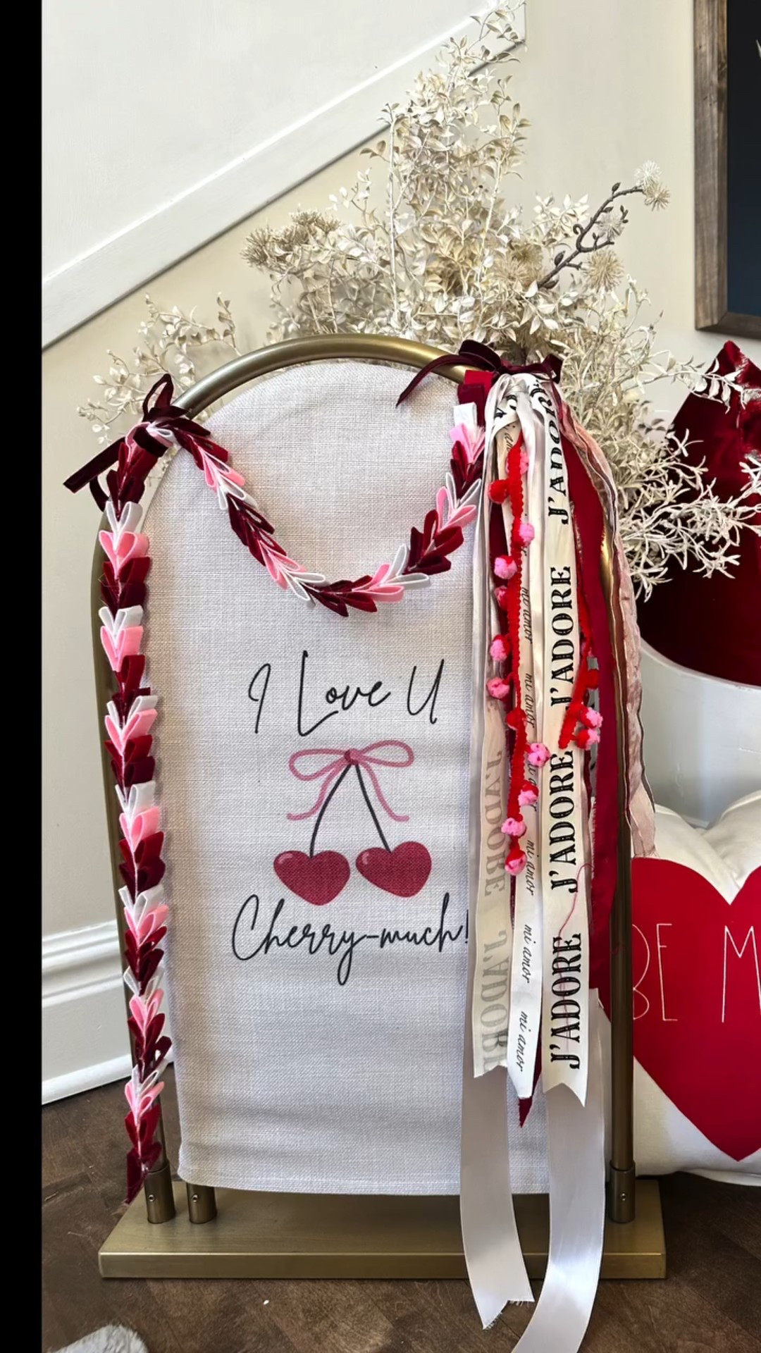 💕Sometimes it feels good to slow down be creative and enjoy the process. An hour at the kitcken table making this garland was just what I needed to be in the moment and have a little fun. 

After my surgery I now have lots of time to do things I didnt have time to do in ‘real life’  it’s  been so good for my soul to just lean into the things I love to do.  Why do we wait for,  when we will have time? Let’s face it we will never have all the time we want to do the things we love. 

But this year I’m saying yes to more things that sound fun and less to things that seem to drain me.  It’s going to be a hard thing for me, cause I love being busy!! But I think my body is telling me its ok to slow down in fact it’s nessasry at my age. 

We only have this one life so let’s enjoy it as much as we can. 

Is  time to for you to say YES to  slowing down a few hours a day? 

I have a list of the felt I used and for the sign too! If you want those  links Just comment 💕LINK 💕

#valentinescraft #valentines #galentines #partydecor #diygarland