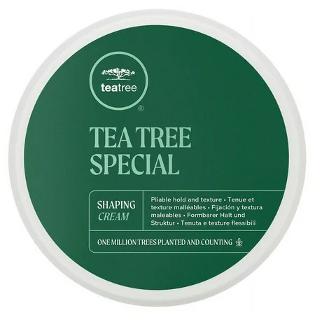Tea Tree Shaping Cream Hair Styling Cream Long-Lasting Hold Matte Finish For All Hair Types 3 oz | Walmart (US)