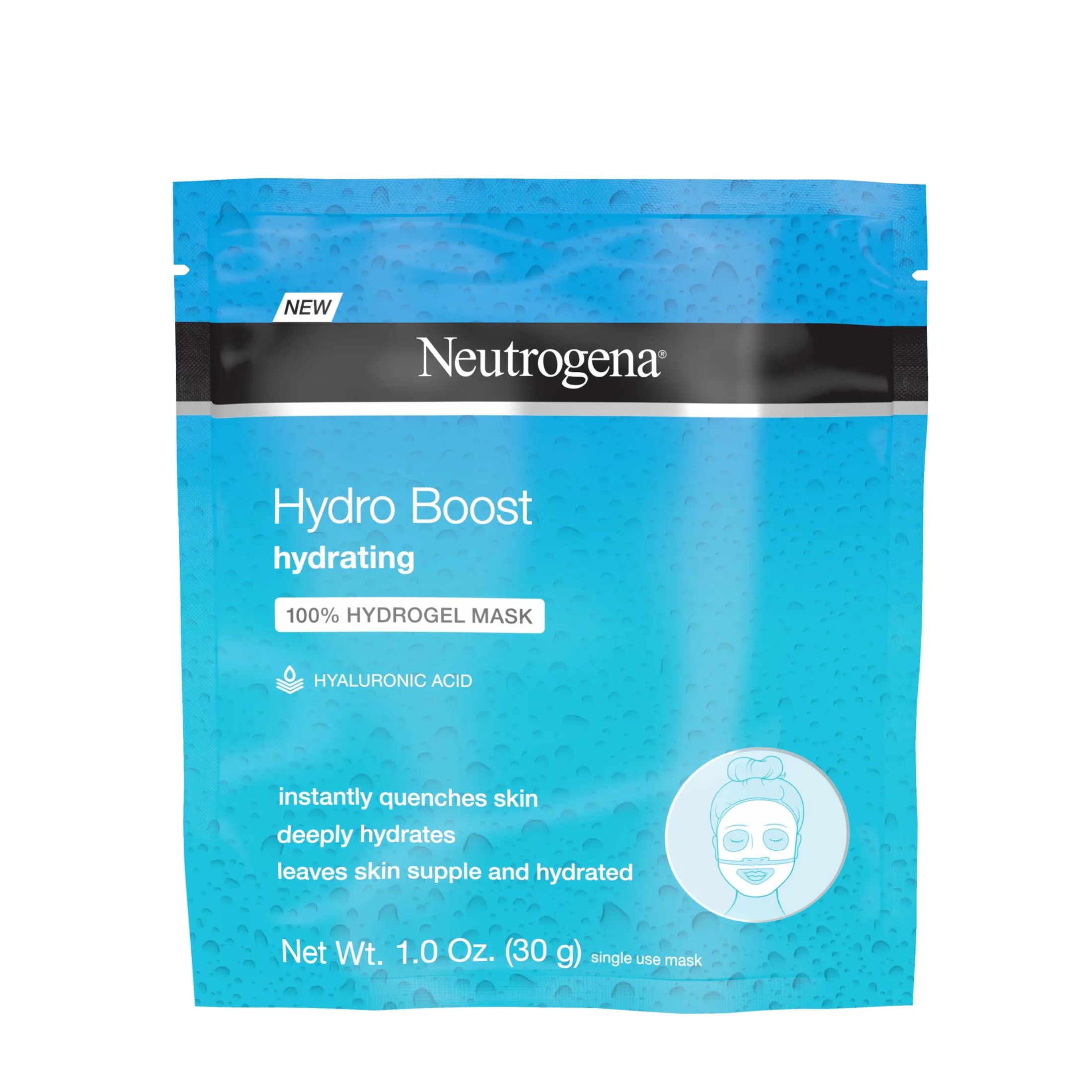 Neutrogena Moisturizing Hydro Boost Hydrating Face Mask, 1 oz - Walmart.com | Walmart (US)