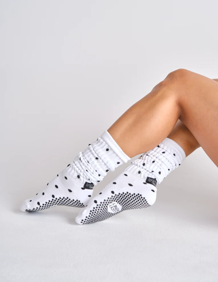 The Chunky Scrunch Grip Sock | LUCKY HONEY