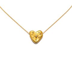 Sliding Heart Talisman Necklace | Sequin