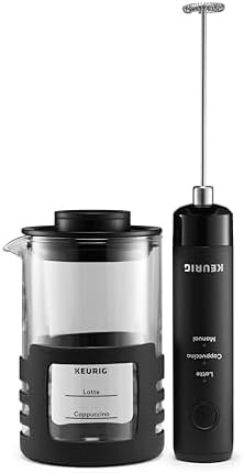 Keurig SimpleCafe Frother, Rechargeable Handheld Milk Frother for Lattes, Cappuccinos & Iced Coff... | Amazon (US)