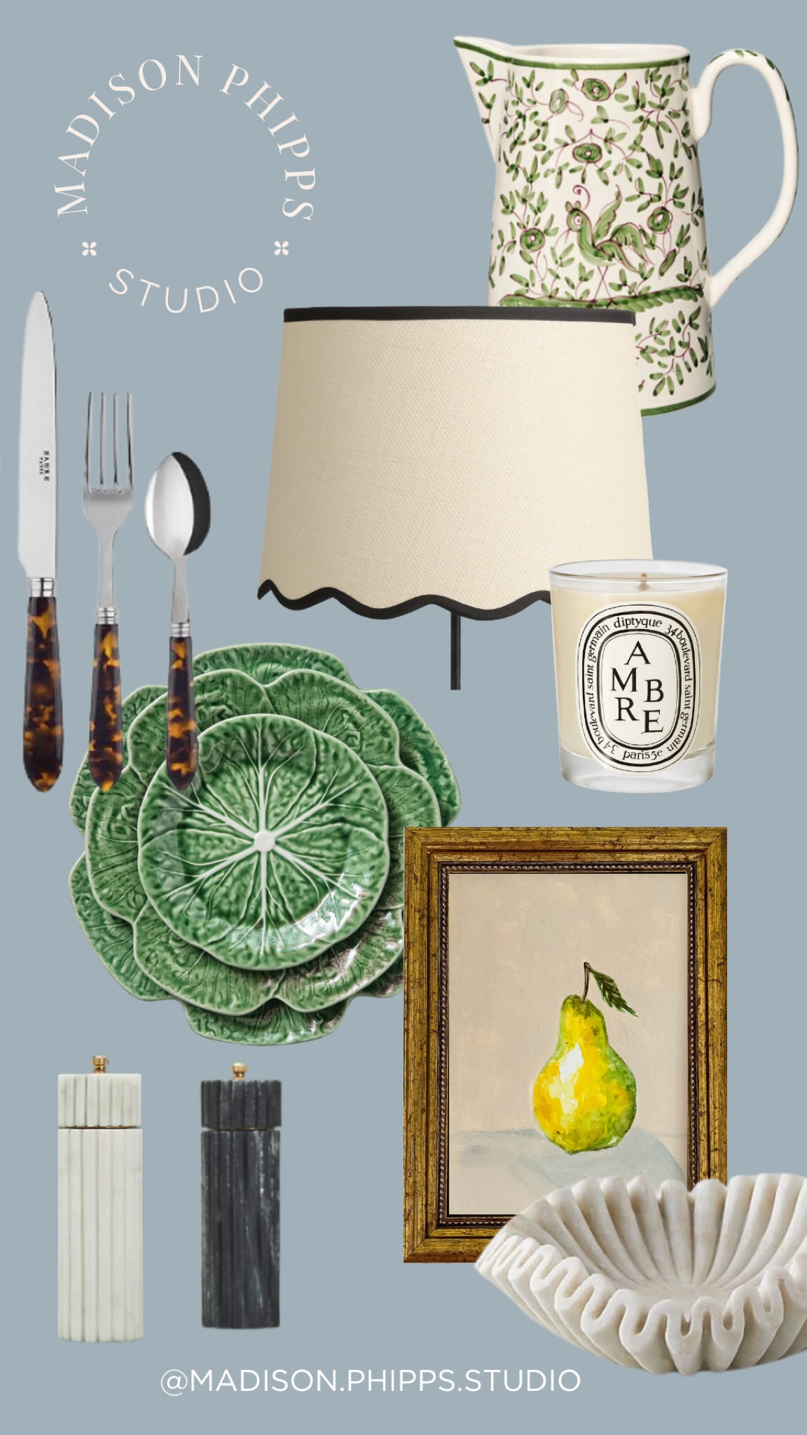 How I would style my pear art print! 
