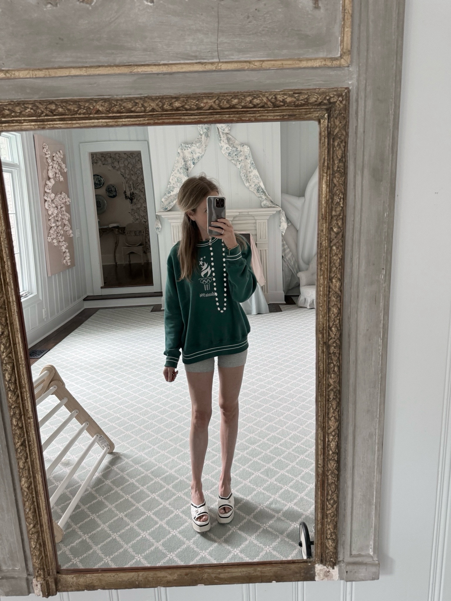 Resharing this Olympic sweatshirt! Overnight it and it will make it in time for opening ceremonies! Perfect if you were at the centennial Olympics in ‘96 like me! 