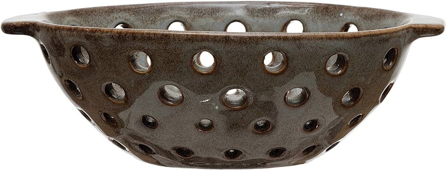 Creative Co-Op Stoneware Berry, Reactive Glaze, Brown (Each One Will Vary) Bowl | Amazon (US)