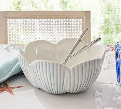 Enchanted Sea Figural Stoneware Serving Bowl | Pottery Barn (US)