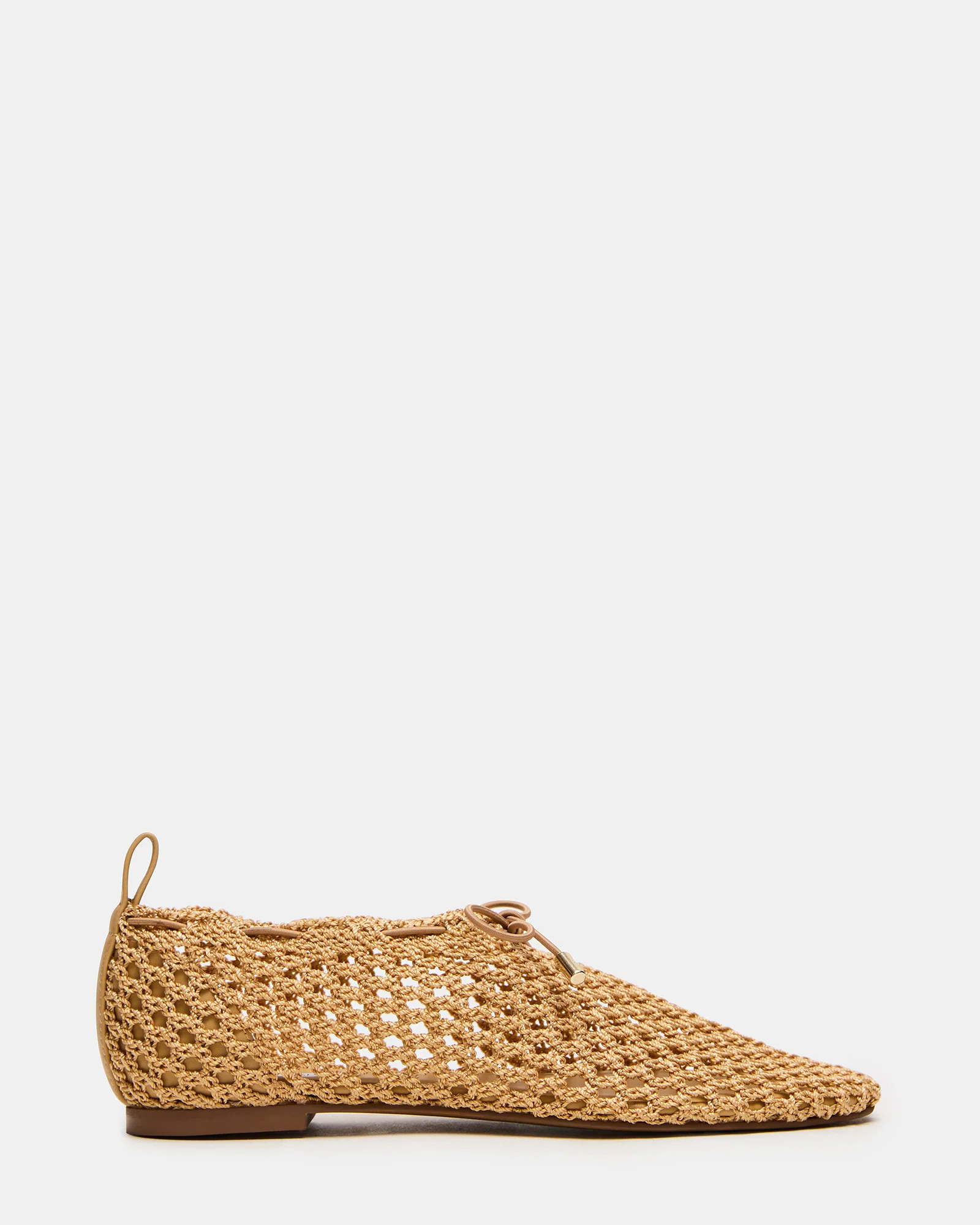 Steve Madden Women's Vespa Mesh Flats - Natural - Size 9.5 - Synthetic | Steve Madden (US)