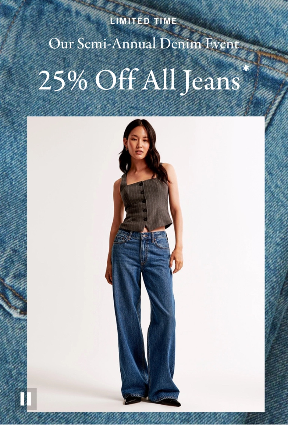 Abercrombie jeans on sale 

#LTKxAF #LTKSeasonal #LTKBacktoSchool