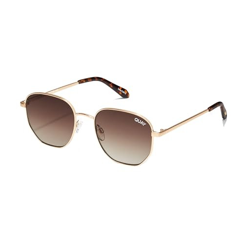QUAY - Sunglasses for Men & Women, Medium Round Shades, UV Protected Lenses (Big Time) | Amazon (US)