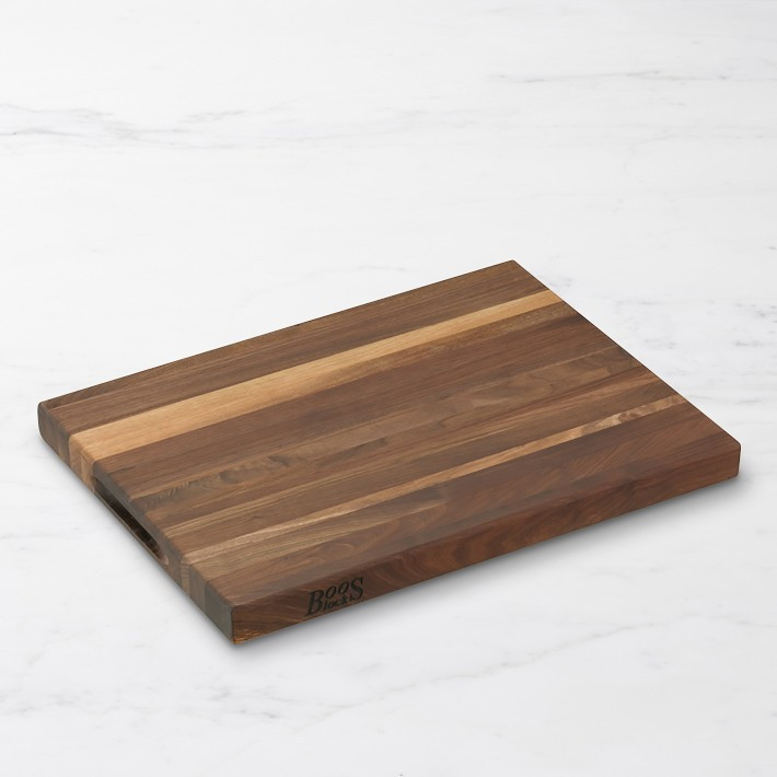 Boos Edge-Grain Rectangular Cutting Board, Walnut | Williams-Sonoma