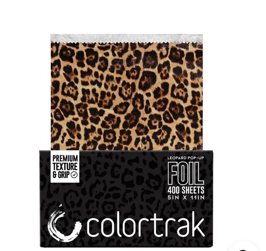 My most used and fave brand of foils Colortrak leopard pop up foils 🐆