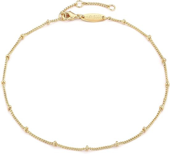 Mevecco Gold Star Charm Anklet,14K Gold Plated Boho Beach Dainty Cute Tiny Lucky Star Foot Chain ... | Amazon (US)