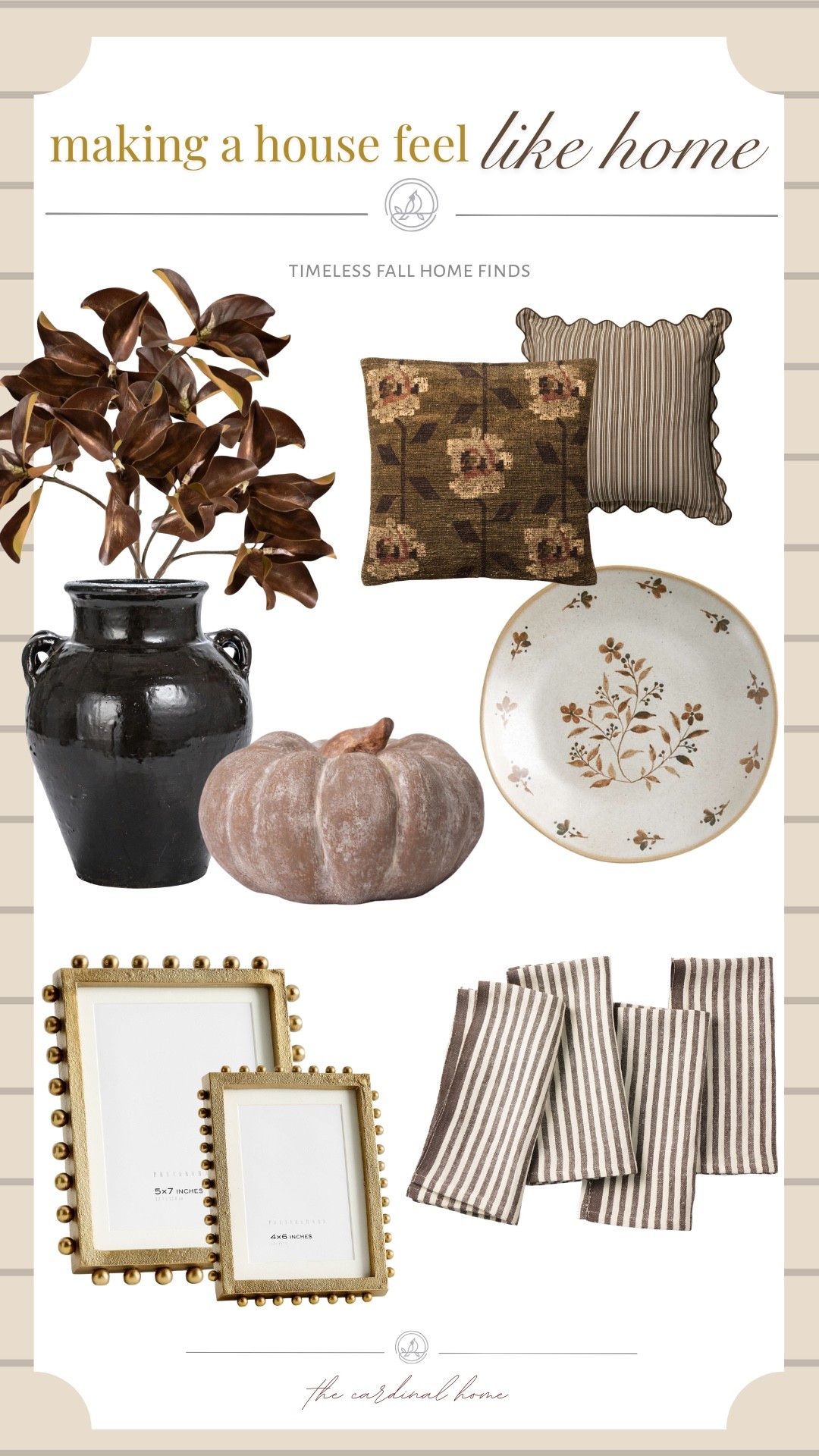 Fall finds that make home feel a little cozier 🤎🍂 I love adding in warm tones, pretty textures, vintage-inspired patterns and simple pieces that can be used all season long. Linking everything here!

#LTKHome #LTKSeasonal #FallHomeDecor #FallDecor #CozyHome #HomeDecor #FallHome #AutumnDecor #NeutralHomeDecor #TraditionalHome #VintageInspired #CozyDecor #ThrowPillows #DecorativePillows #FallPillows #PumpkinDecor #FallFlorals #DecorativeVase #PictureFrames #KitchenDecor #FallKitchen #KitchenLinens #Napkins #Tablescape #FallTablescape #SeasonalDecor #TimelessHome #CollectedHome #WarmNeutralDecor

#LTKHome #LTKSaleAlert