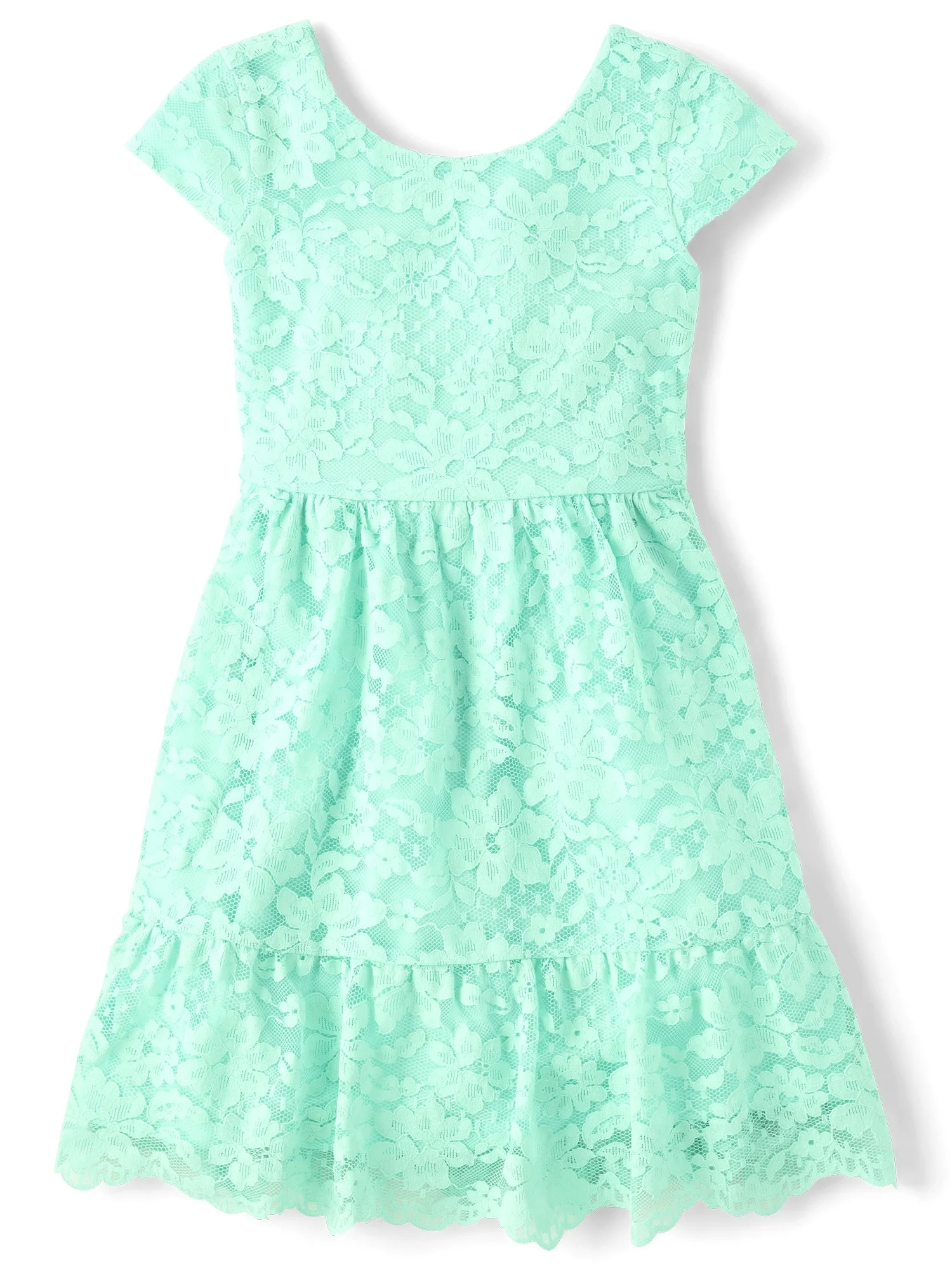 The Children's Place Girl's Lace Ruffle Dress, Sizes 4-16 | Walmart (US)