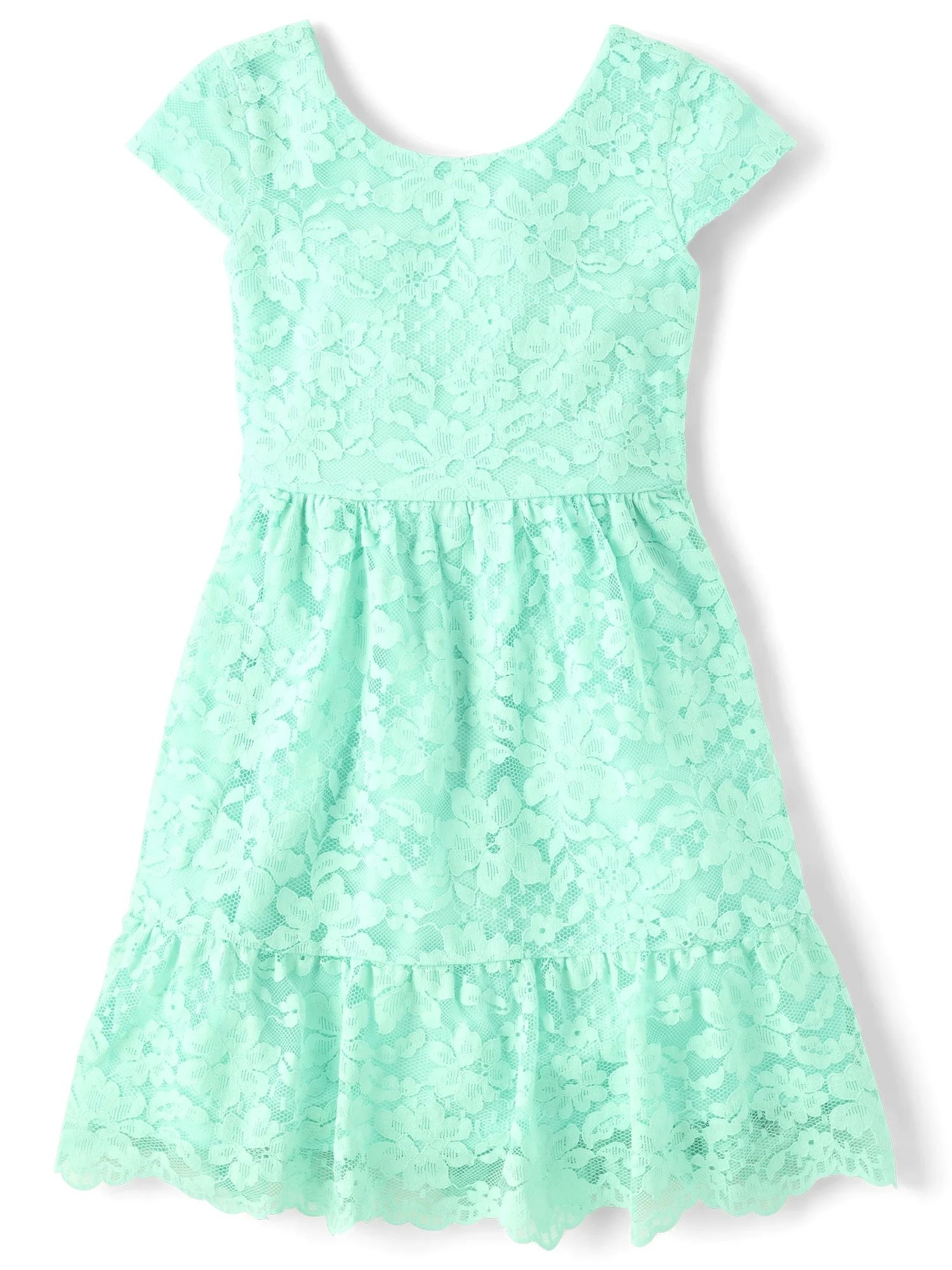 The Children's Place Girl's Lace Ruffle Dress, Sizes 4-16 | Walmart (US)