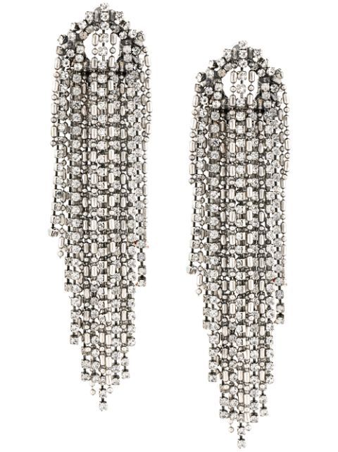 Julia crystal earrings | Farfetch (US)