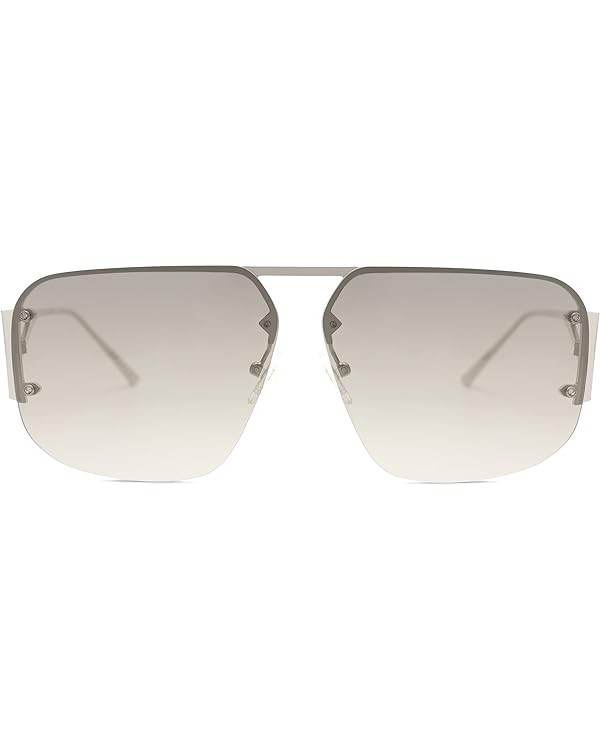 SOJOS Trendy Aviator Sunglasses Mens Womens Retro Metal Rimless Frame Shades Lentes De Sol Para M... | Amazon (US)
