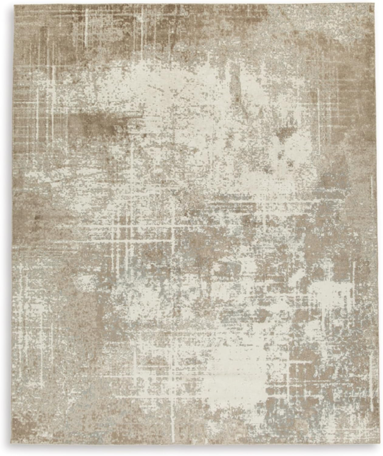 Signature Design by Ashley Grifflain Contemporary Indoor Washable Abstract Pattern 8 x 10 Rug, Li... | Amazon (US)