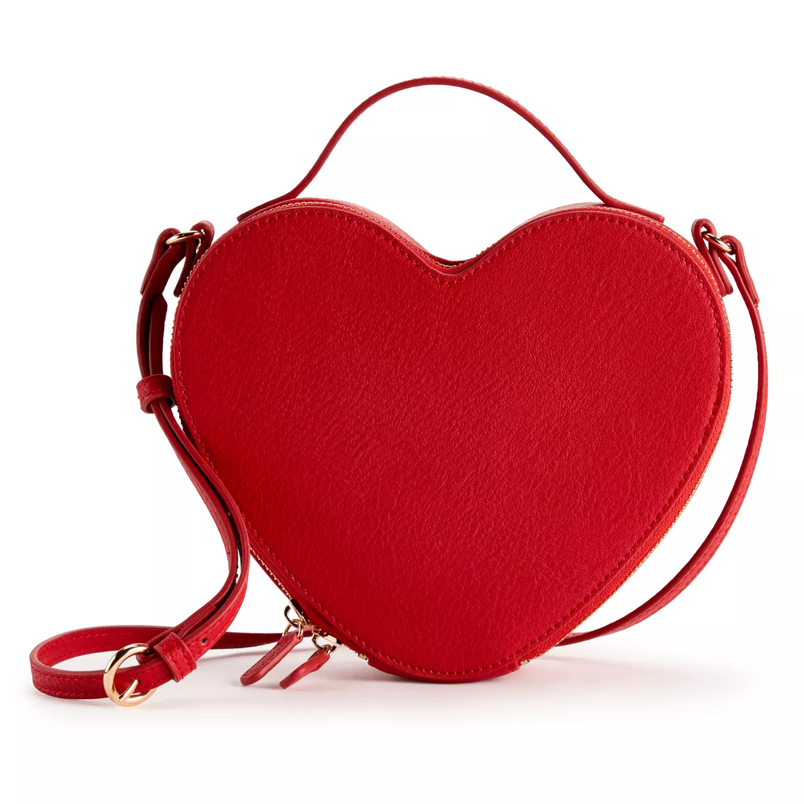LC Lauren Conrad Love Heart-Shaped Crossbody Bag | Kohl's