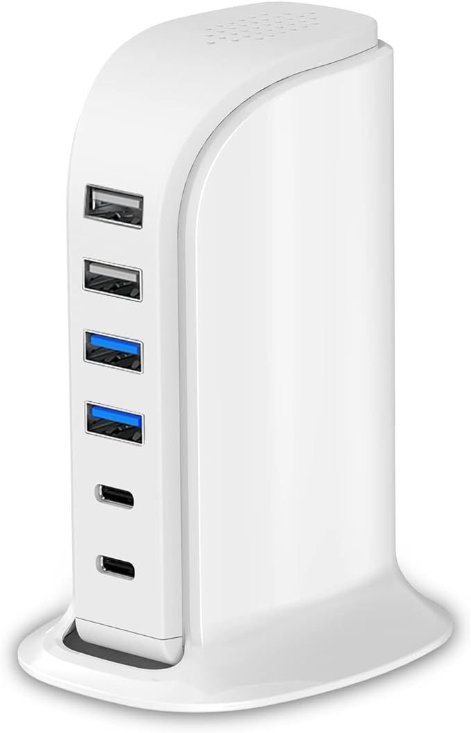 USB Charger Upoy, Charging Station for Multiple Devices 45W, Fast Charging Blocks with Dual Type ... | Amazon (US)