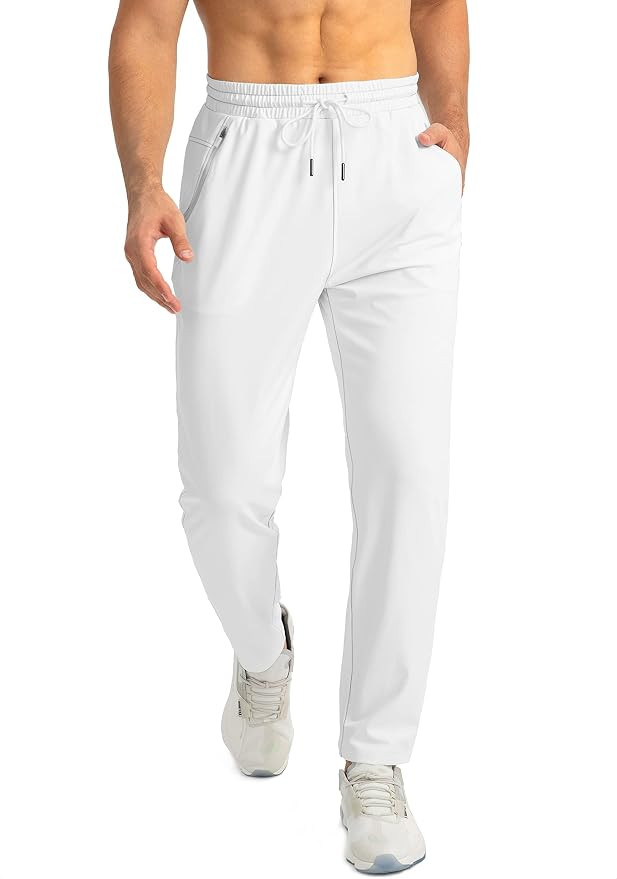 G Gradual Men's Sweatpants with Zipper Pockets Tapered Joggers for Men Athletic Pants for Workout... | Amazon (US)