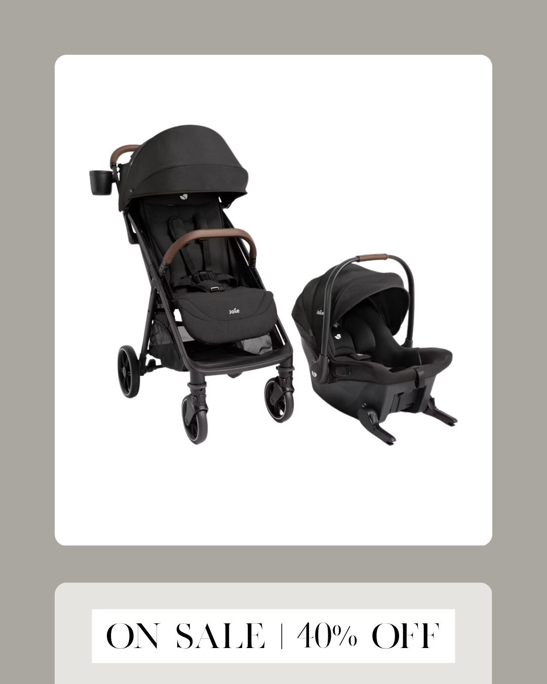 Our stroller and car seat system is currently on sale for 40% off until Friday 🧸 this is a Target Deal Day sale and the first we’ve seen this Travel System go on sale this year! 

#LTKmomlife #LTKBaby #LTKTravel