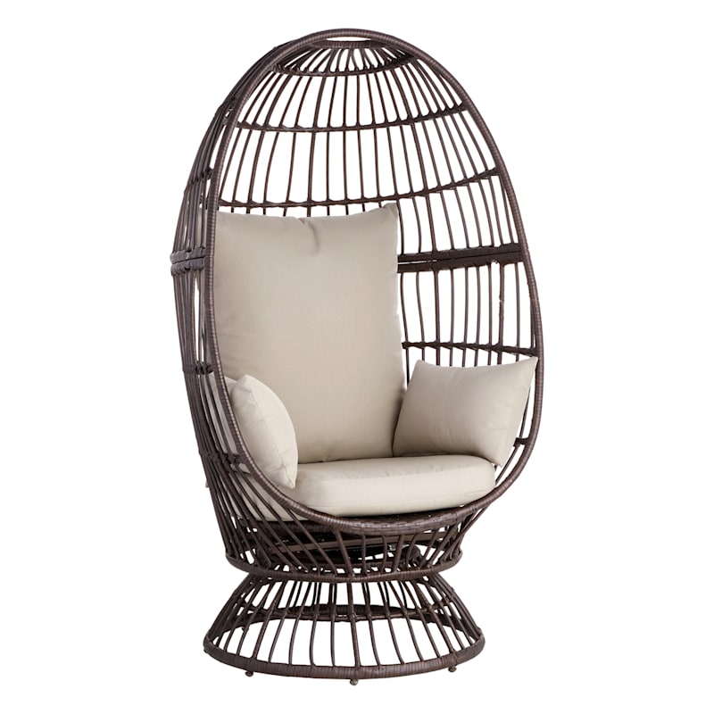 Palau Swivel Patio Egg Chair | At Home