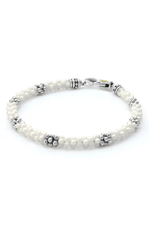 LAGOS White Caviar Rope Bracelet at Nordstrom, Size 7 | Nordstrom