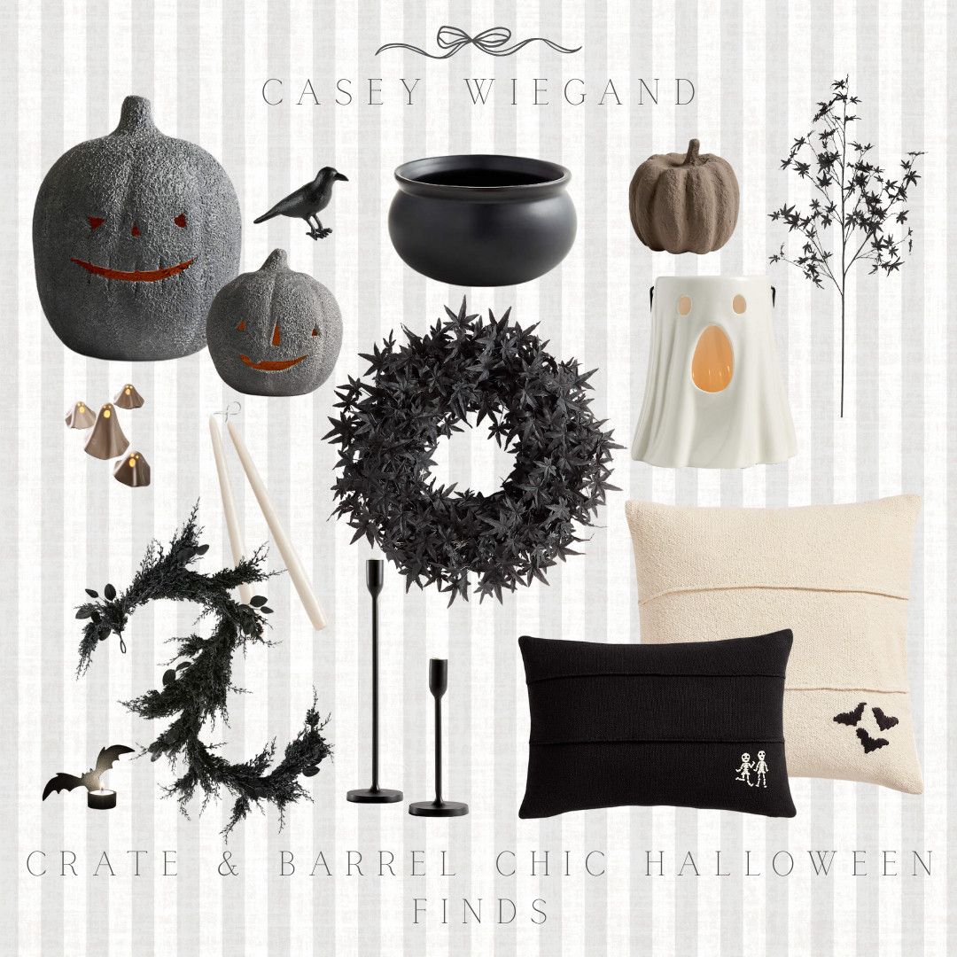 Spooky, but make it chic. 🕯️🖤✨ These Crate & Barrel Halloween finds are the perfect way to add a touch of modern magic to your home—think moody candlelight, timeless textures, and pieces that feel festive and elevated. Shop my full roundup of favorites here!

#CrateAndBarrel #HalloweenDecor #ChicHalloween #HomeDetails #ModernHalloween #IntentionalHome #CozySpaces #LTKHome #LTKSeasonal #CaseyLeighFinds 

 #LTKSeasonal #LTKHome #LTKFindsUnder100
