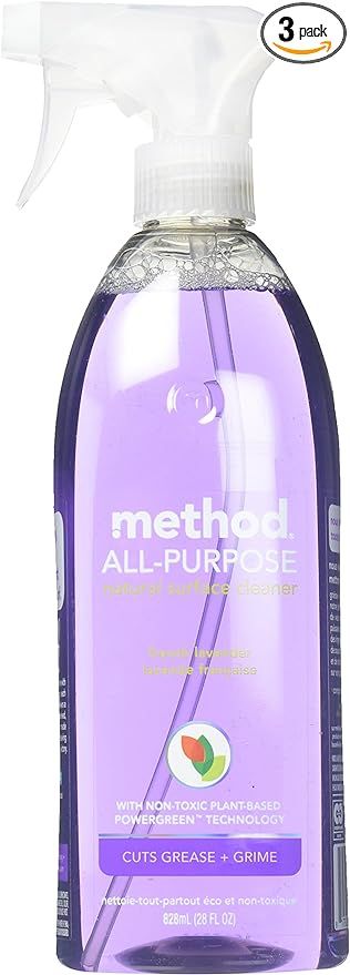 Method All Purpose Natural Surface Cleaning Spray  - 28 Oz - French Lavender - 3 Pk | Amazon (US)