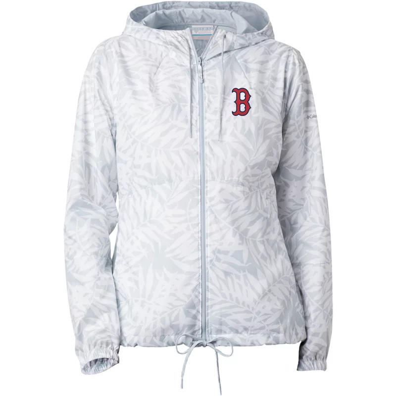 Columbia Sportswear Women's Boston Red Sox Printed Flash Forward Jacket Gray Light, X-Large - MLB Ou | Academy Sports + Outdoors