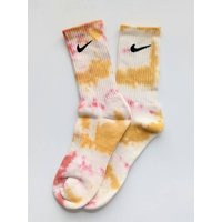 Nike Tie Dye Socks. Pink & Orange Socks. Orange Dye Socks | Etsy (US)