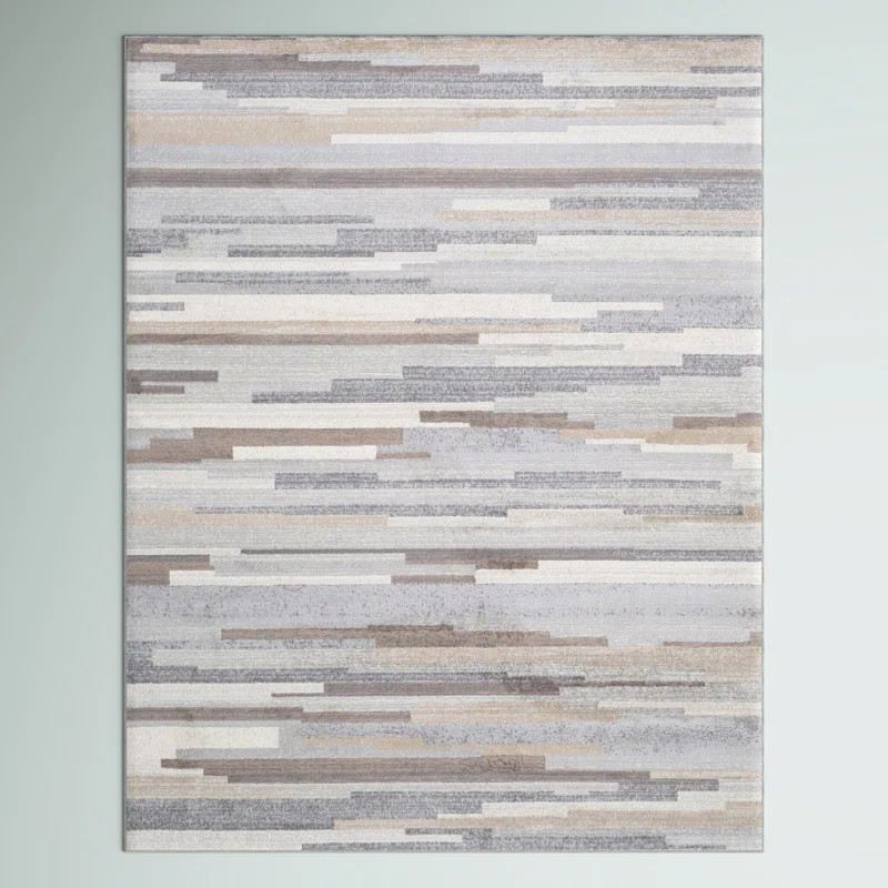 Herrod Performance Gray/Tan/White Rug | Wayfair North America
