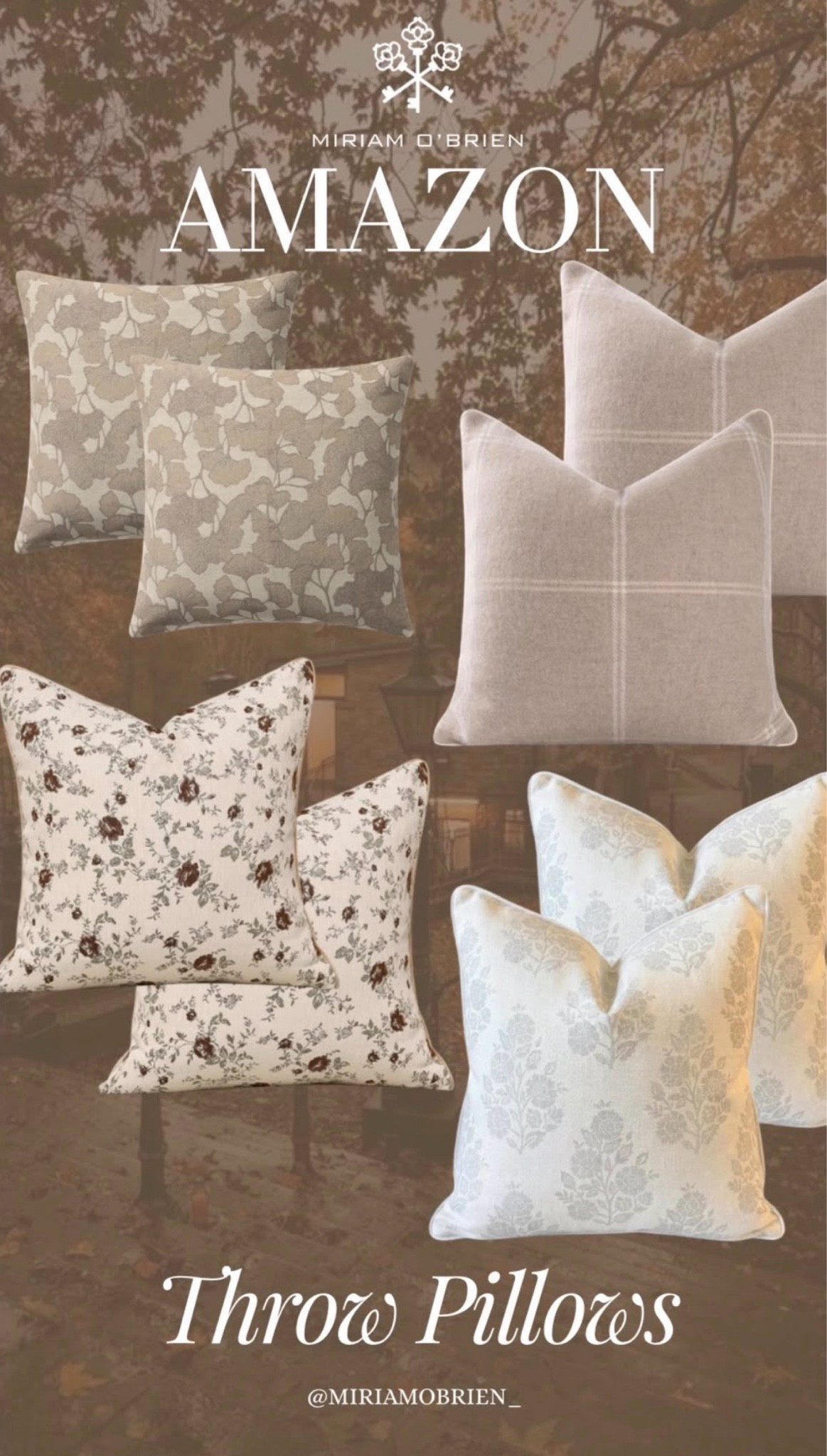 Throw pillows form Amazon 

Follow me @miriamobrien  on IG and TikTok

#LTKHome #LTKOver40 #LTKSeasonal