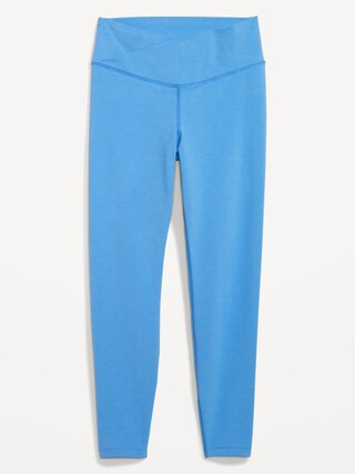 Extra High-Waisted PowerChill Crossover 7/8-Length Leggings for Women | Old Navy (US)