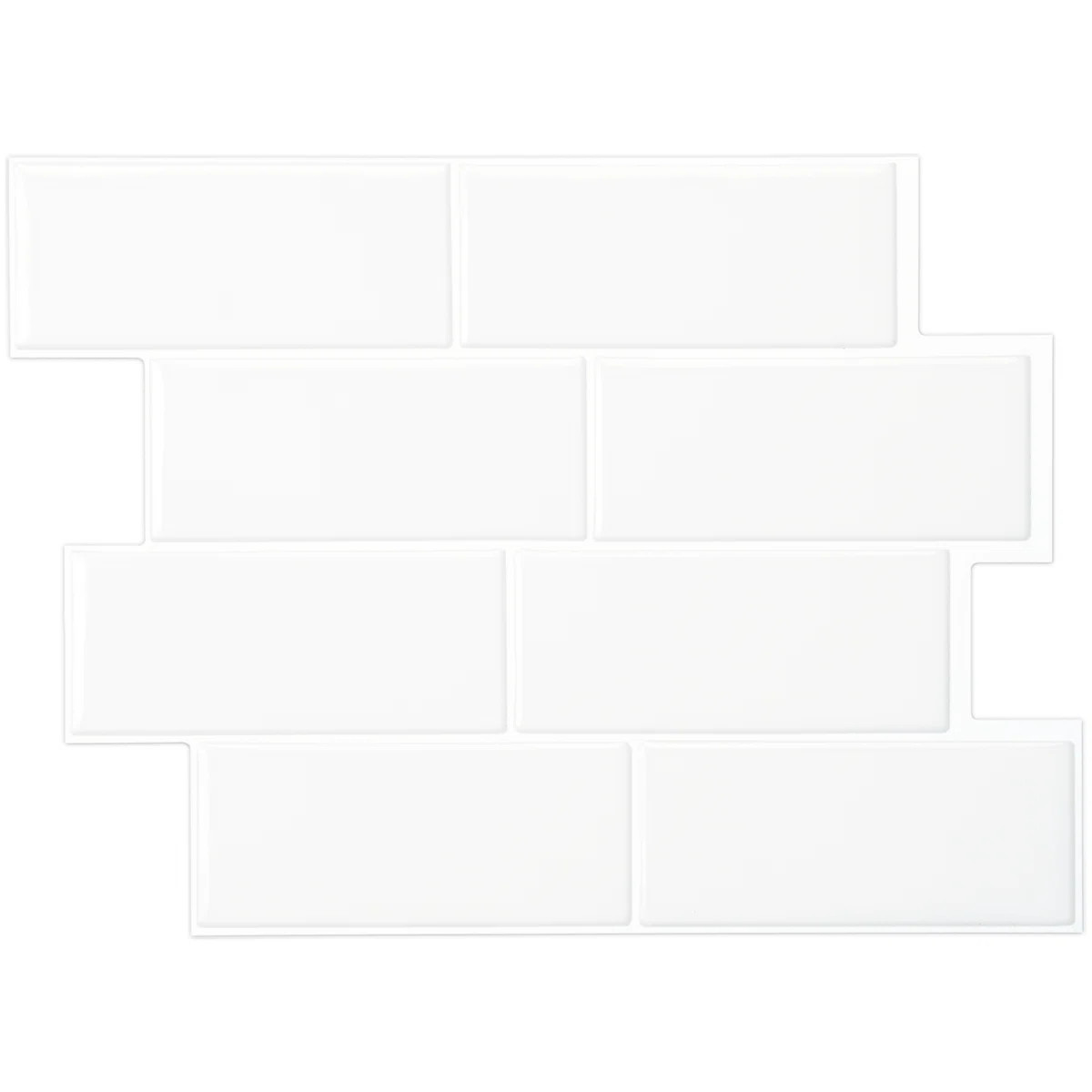 Peel and Stick Gel Backsplash Tile Metro 12'' x 8'' | Wayfair North America