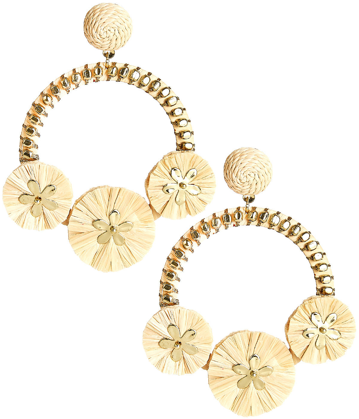 Lola - Raffia - Earrings | Lisi Lerch Inc