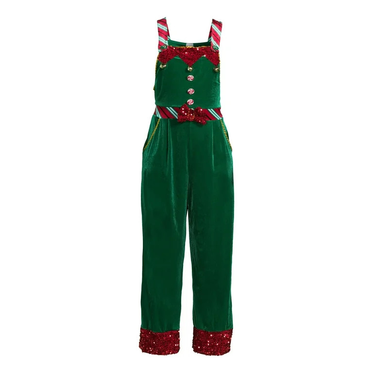 No Boundaries Junior's Christmas Jumpsuit | Walmart (US)