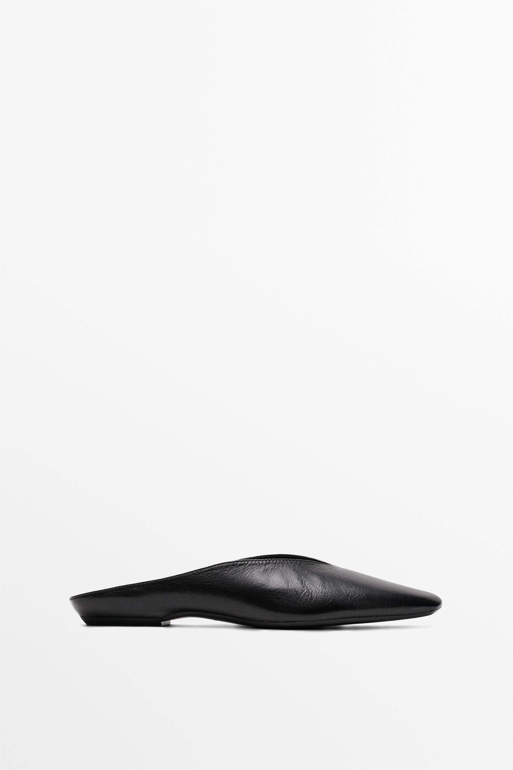 Soft leather mules | Massimo Dutti US