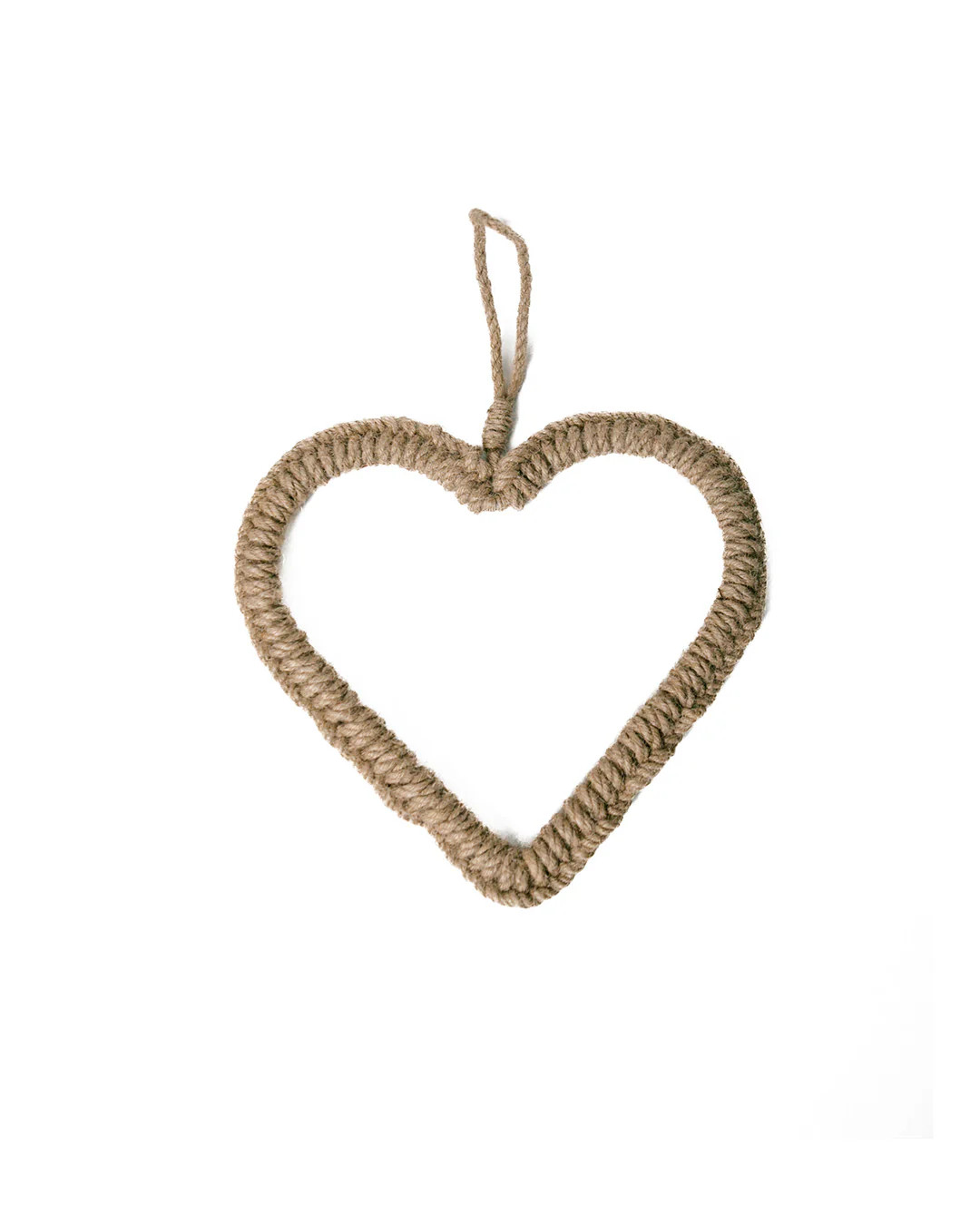 Braided Jute Heart Wreath - Small | Elements by Remedy