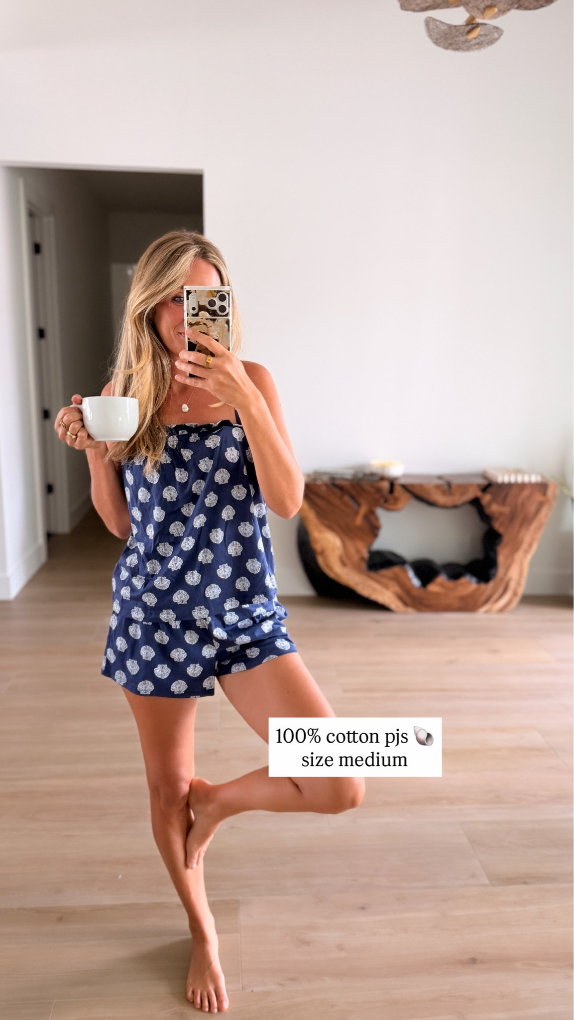 Cotton pajama set 

#LTKdayinmylife #LTKmomlife #LTKU