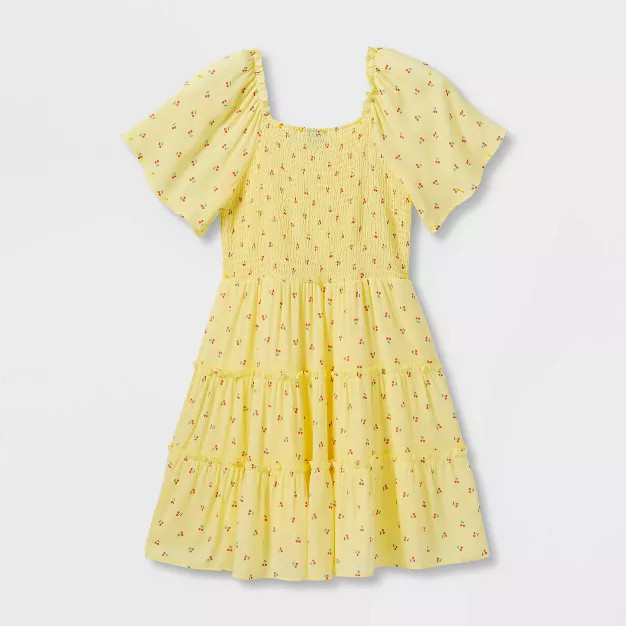 Girls' Flutter Sleeve Dress - art class™ | Target