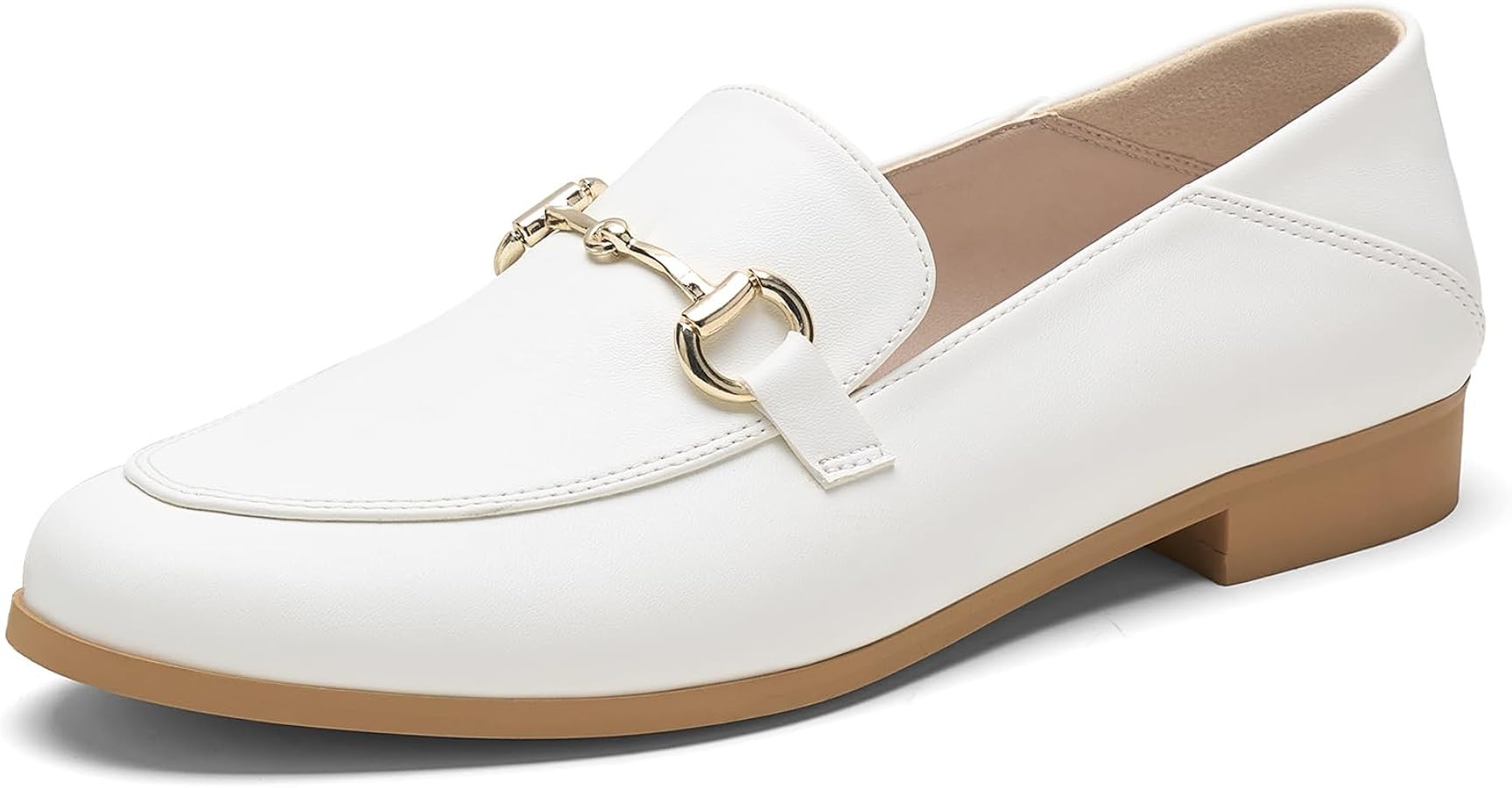 Women's Loafers Classic Slip On Shoes Comfortable Flats Dress Shoes Penny Loafers Casual Office W... | Amazon (US)