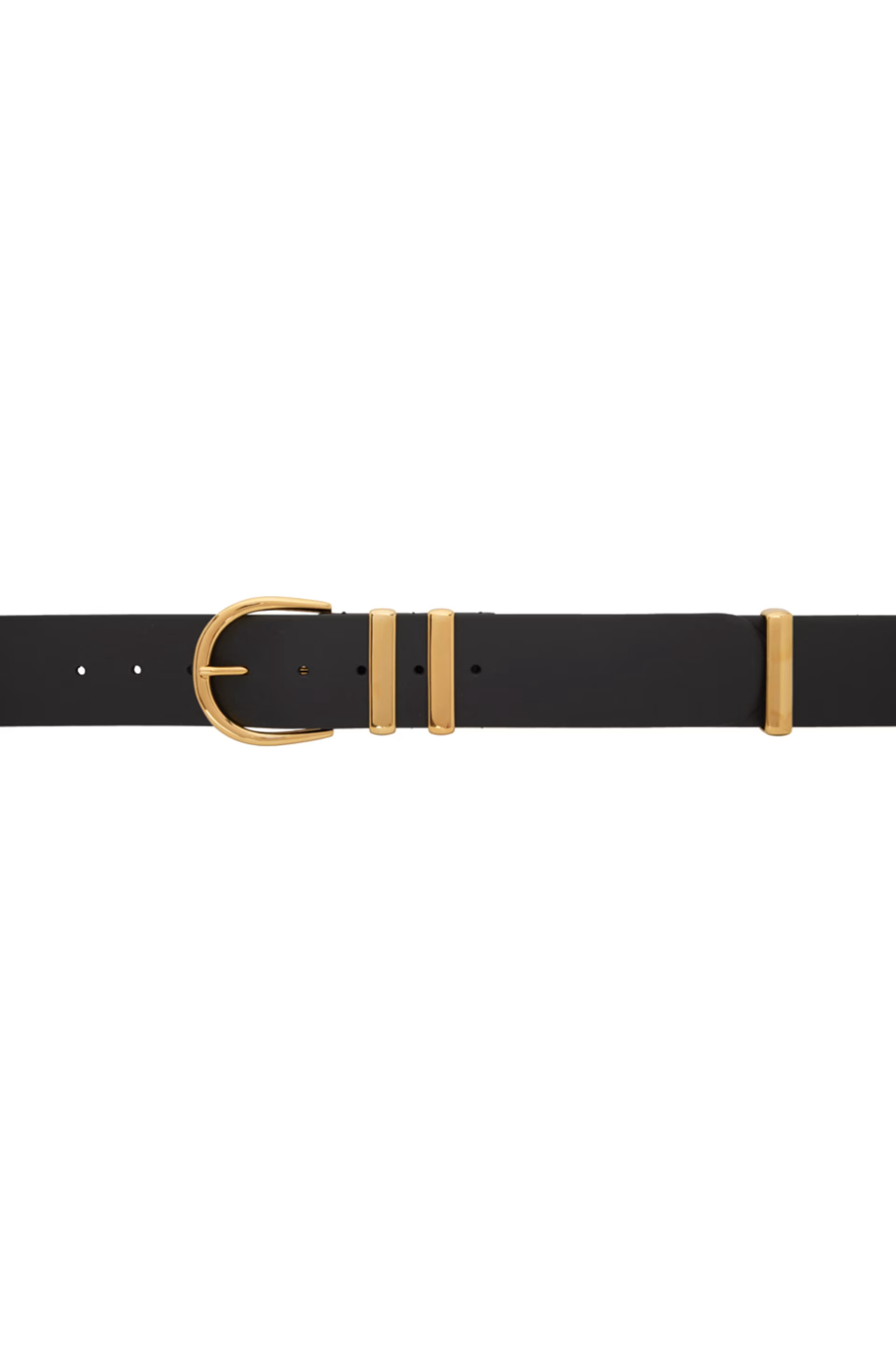 KHAITE - Black 'The Bella' Belt | SSENSE