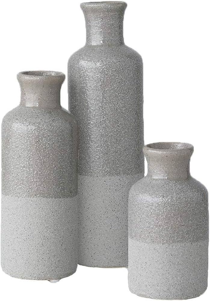 Sullivans Ceramic Vase Set, Farmhouse Decor, Home Decor, Decorative Vase, Vases for Your Kitchen,... | Amazon (US)