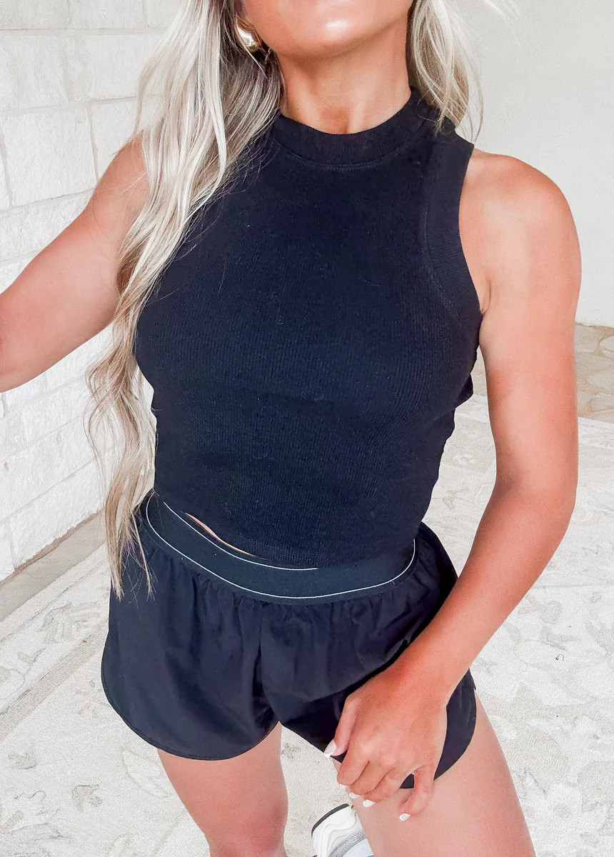 Ella Casual Tank - Black | CK Squared Boutique